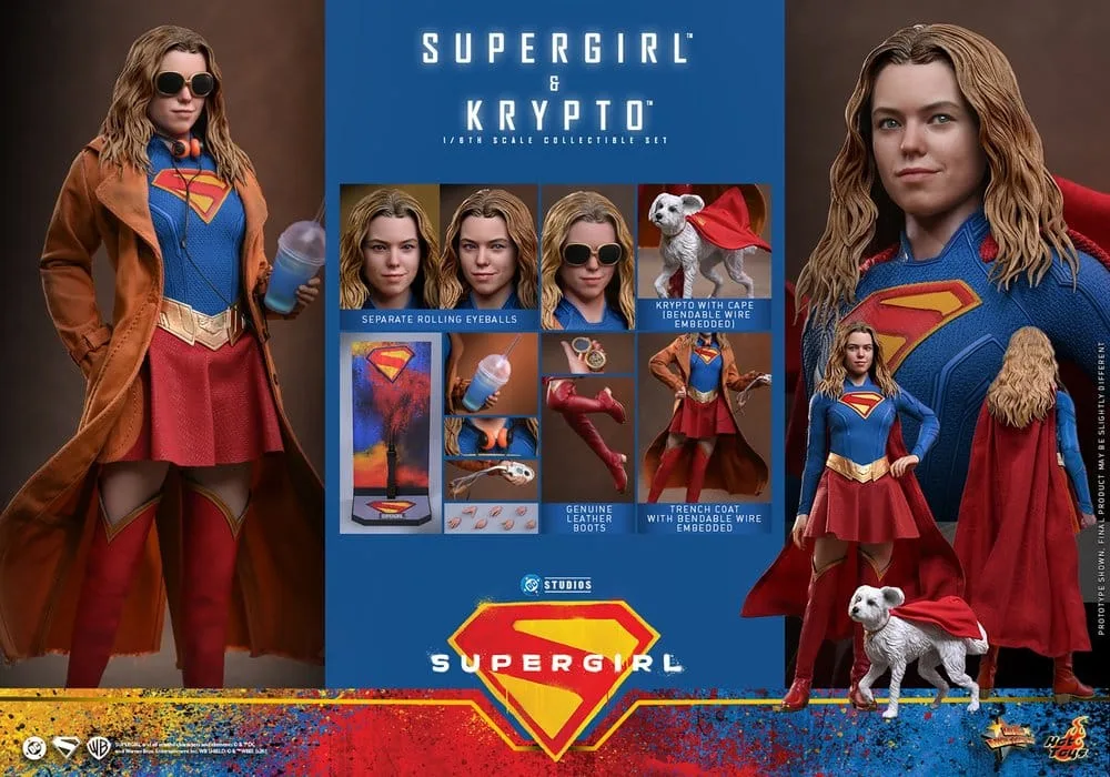 DC Comics Action Figure Set – Supergirl & Krypto 28 cm 17