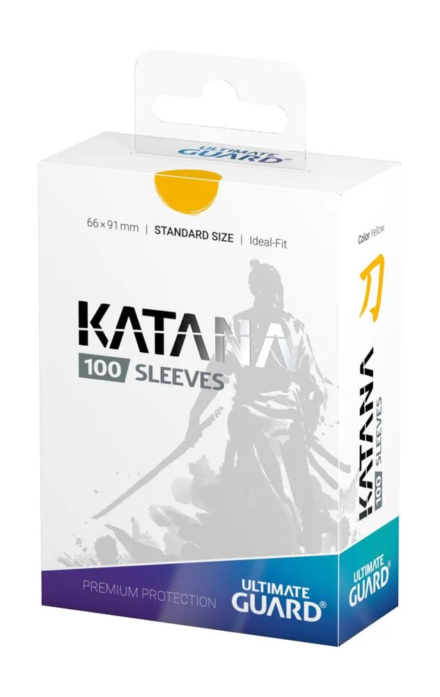 Ultimate Guard Card Sleeves – Yellow Katana Standard Size 100-Pack 4