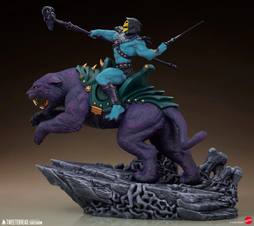 Masters of the Universe Beeld – Skeletor en Panthor 81 cm 5