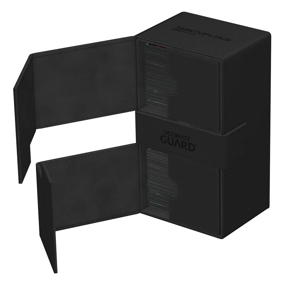 Ultimate Guard Deck Box – Twin Flip’n’Tray 200+ Xenoskin Black 4