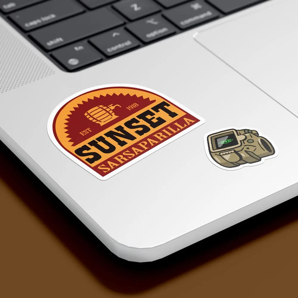 Fallout Sticker Pack – 4 Reusable Vinyl Sheets 3