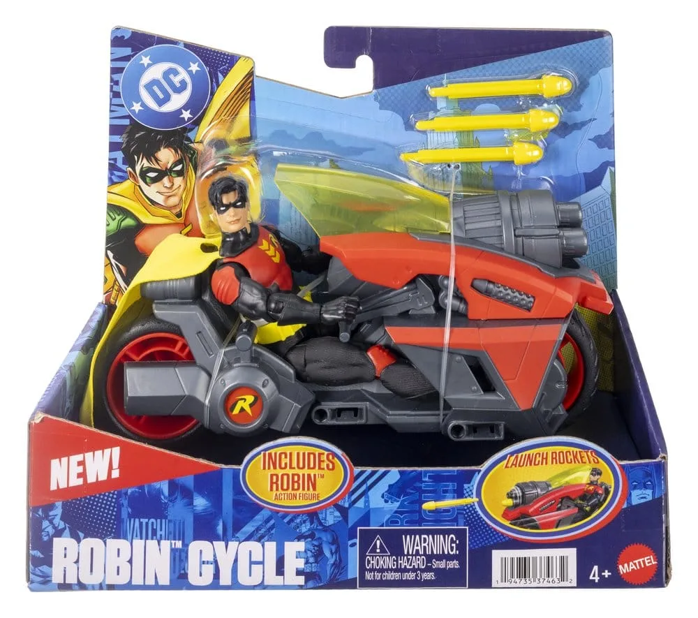 DC motor met actiefiguur – Robin Cycle 16,5 cm 3