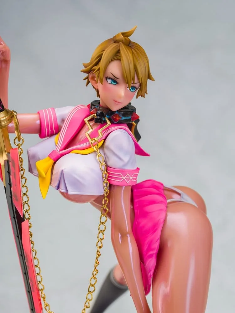 Mahou Shoujo Statue – Rui Asuka Pink Summer Sailor 29 cm 3