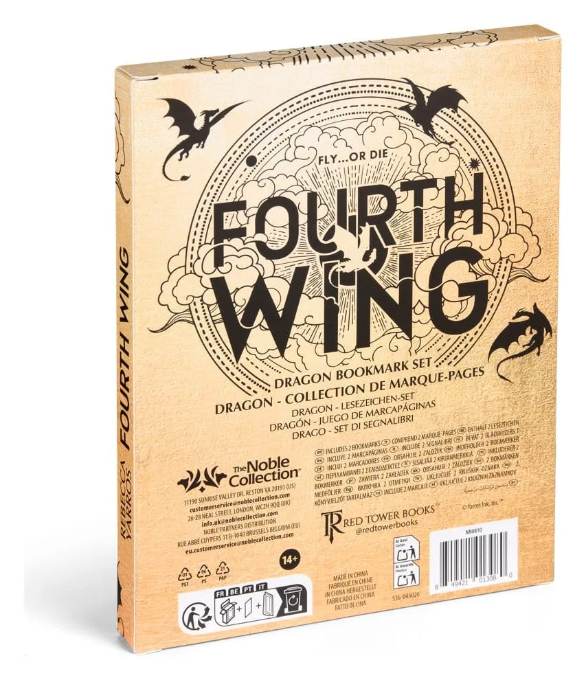 Fourth Wing Bookmarks – Dragon Set of 2 15 cm 2