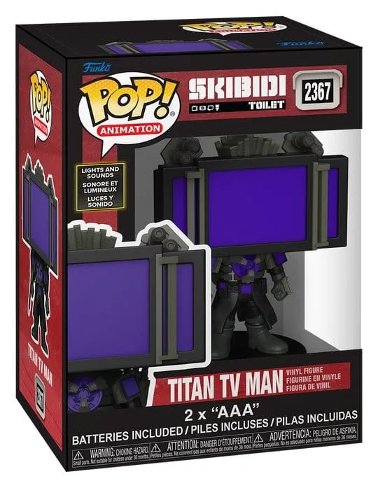 Skibidi Toilet Pop Vinyl Figure – Titan TV Man SFX 10 cm 2