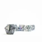 FanRoll Dice Set – Framed Void 7-Piece 16 mm 5