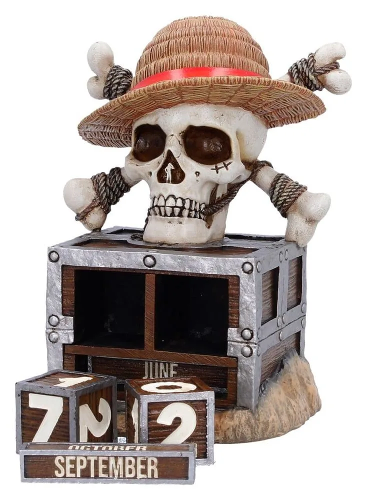 One Piece Perpetual Calendar – Luffy Jolly Roger 16 cm 5