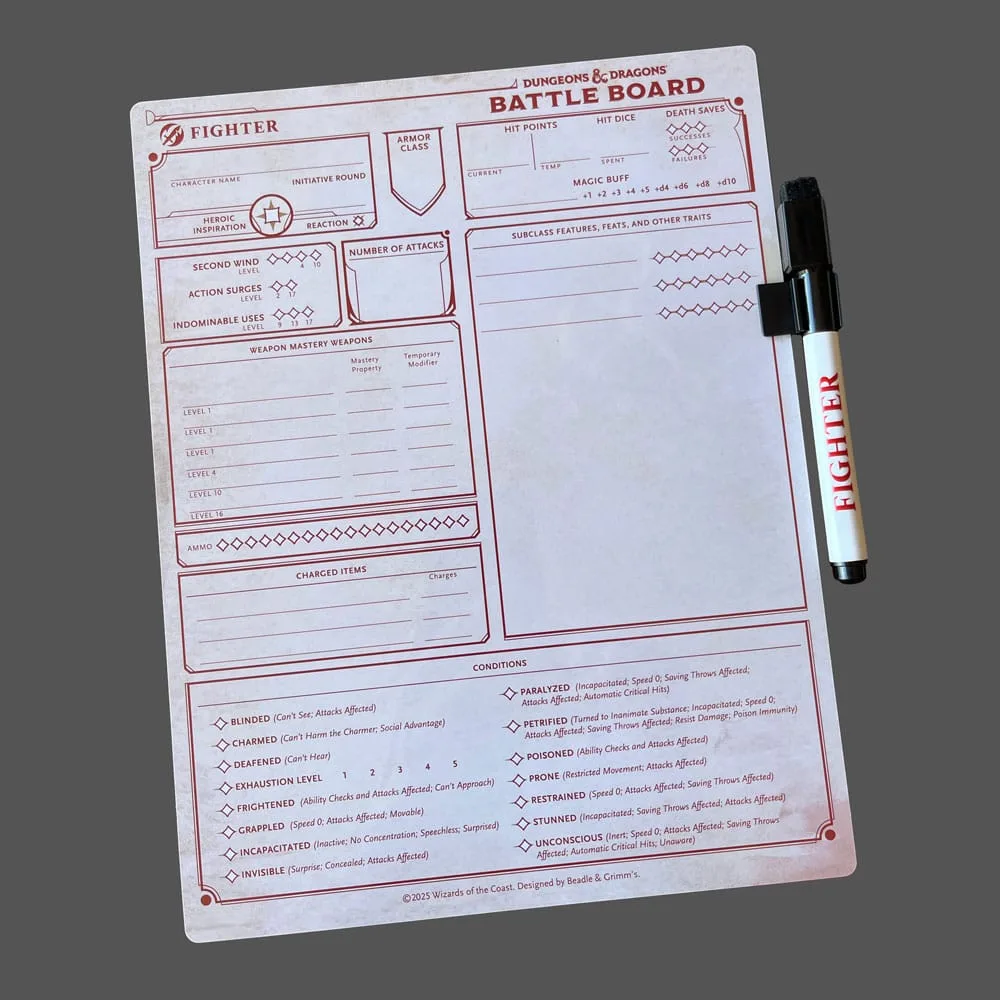 Dungeons & Dragons Battle Board – Fighter 2