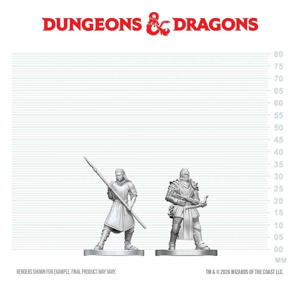 Dungeons & Dragons Miniaturen – Town Guards 13 cm 2