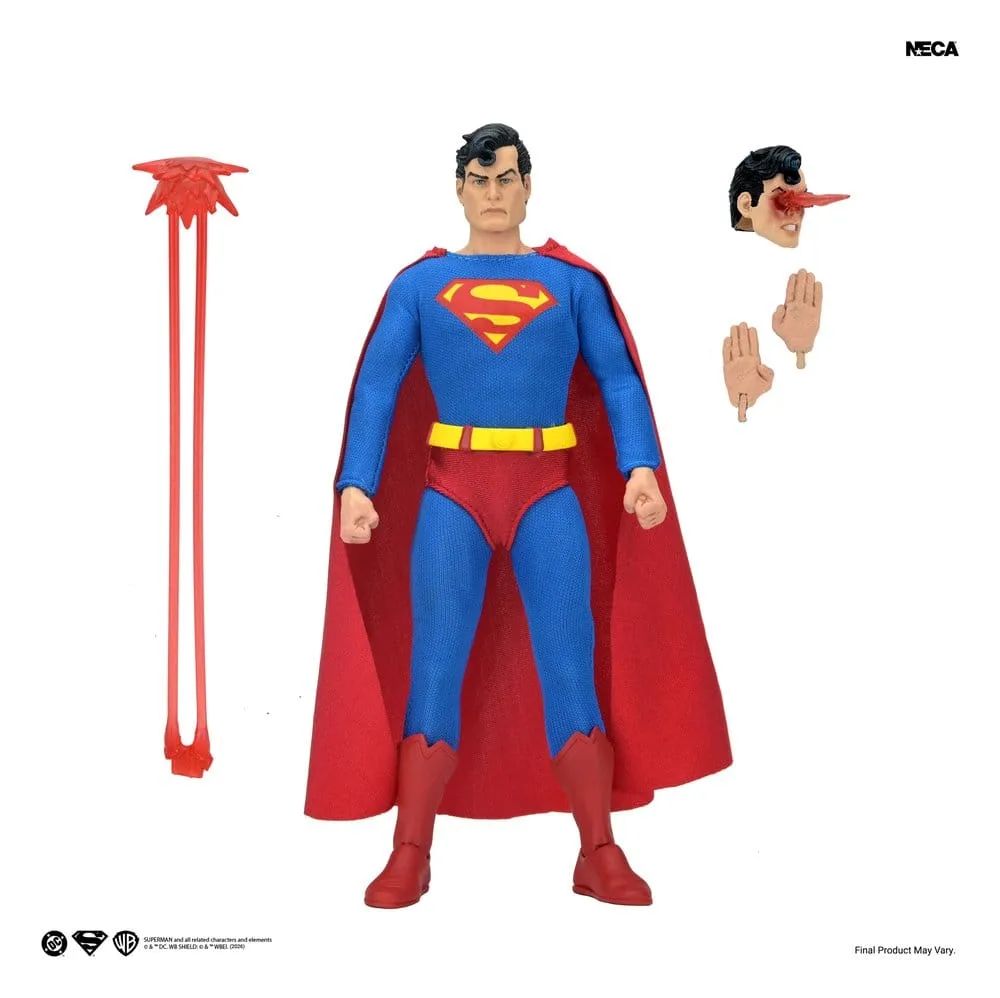 DC Comics Actionfigur – NECA Superman mit Stoffkostüm 20 cm 2
