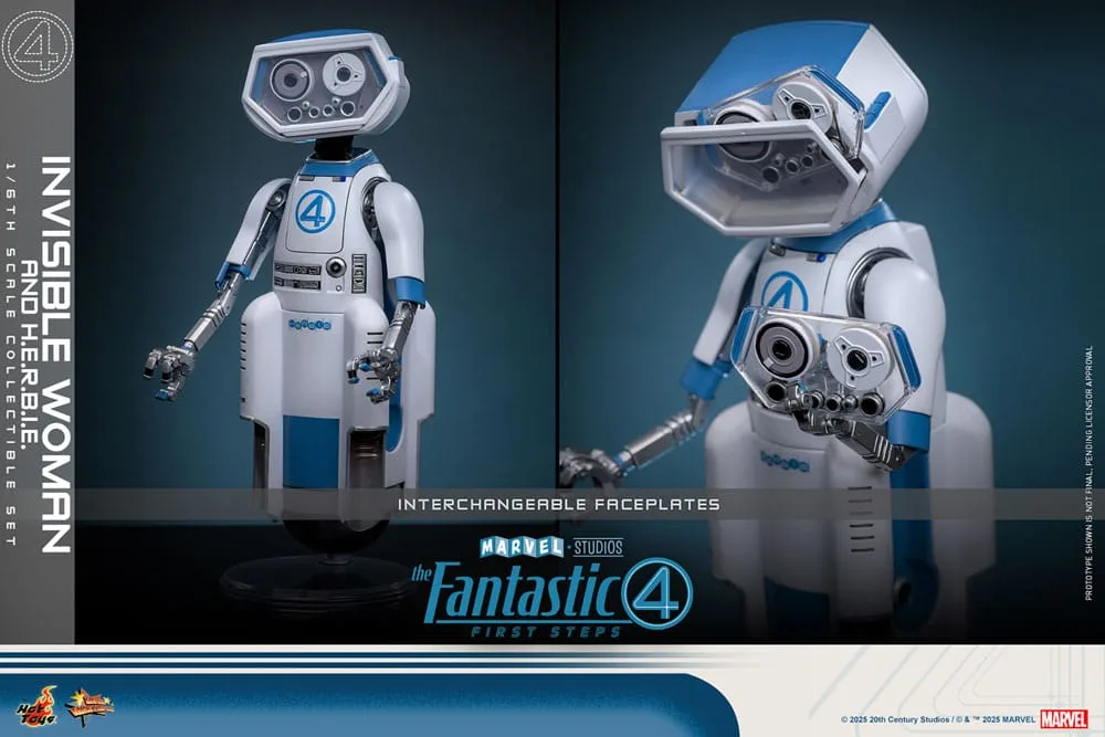 Fantastic Four Figure 2-Pack – Invisible Woman and H.E.R.B.I.E. 1/6 16