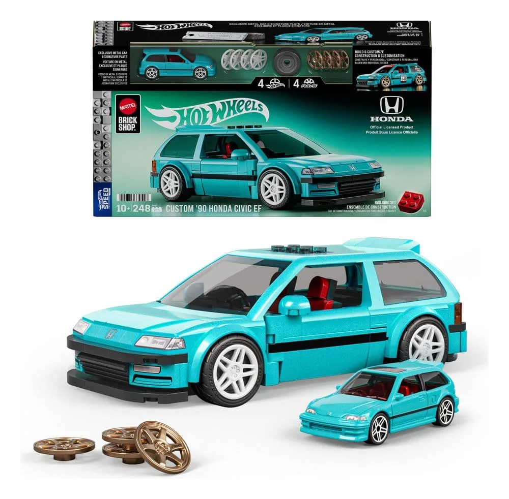 Hot Wheels Building Set – Custom 1990 Honda Civic EF 1:32 10