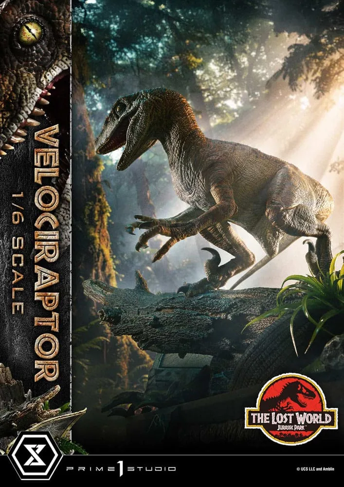 Jurassic Park II Statue – Velociraptor Bonus Version 41 cm 5
