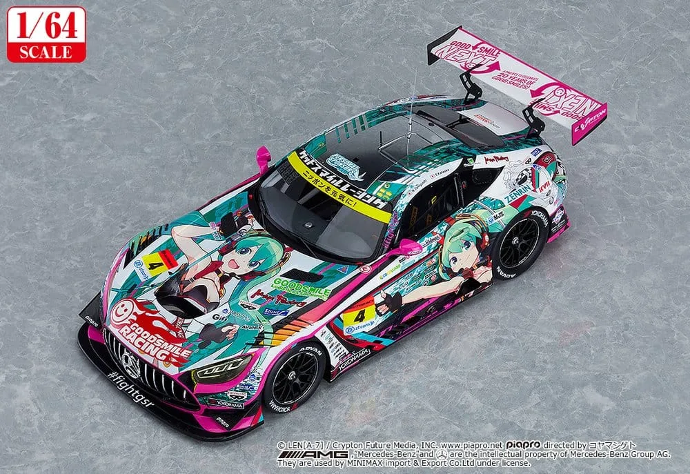 Hatsune Miku GT Project Model Car – AMG 2020 SUPER GT 7 cm 2