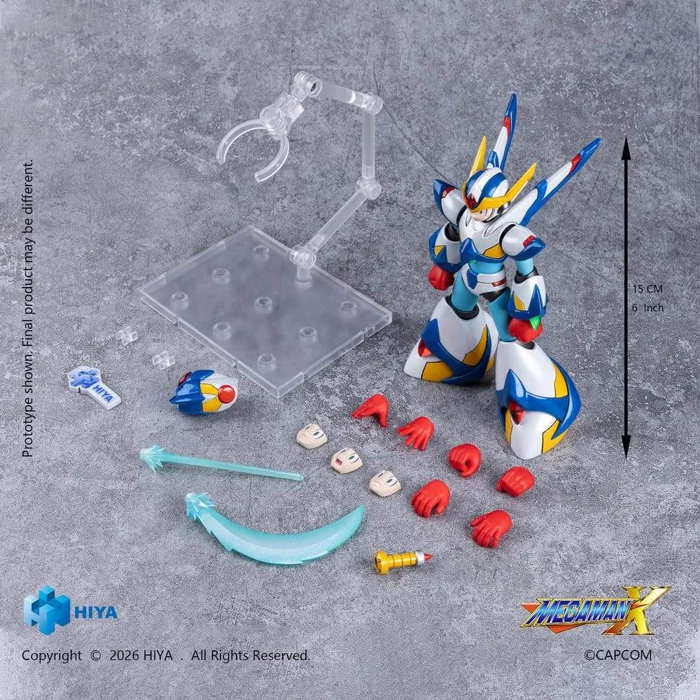 Mega Man X Action Figure – Falcon Armor 15 cm 9