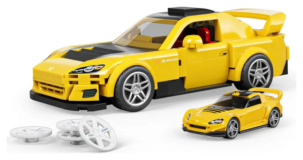 Hot Wheels Bouwset – Mattel Brick Shop 2007 Honda S2000 1:32 6