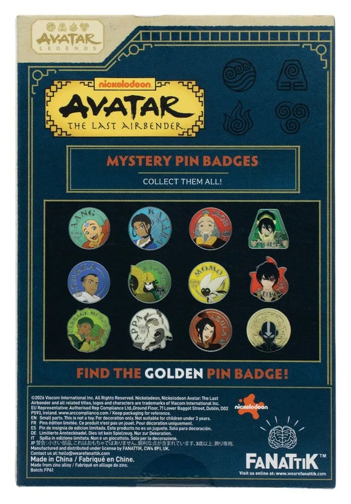 Avatar The Last Airbender Mystery Pins – 12 Blind Box Display 15