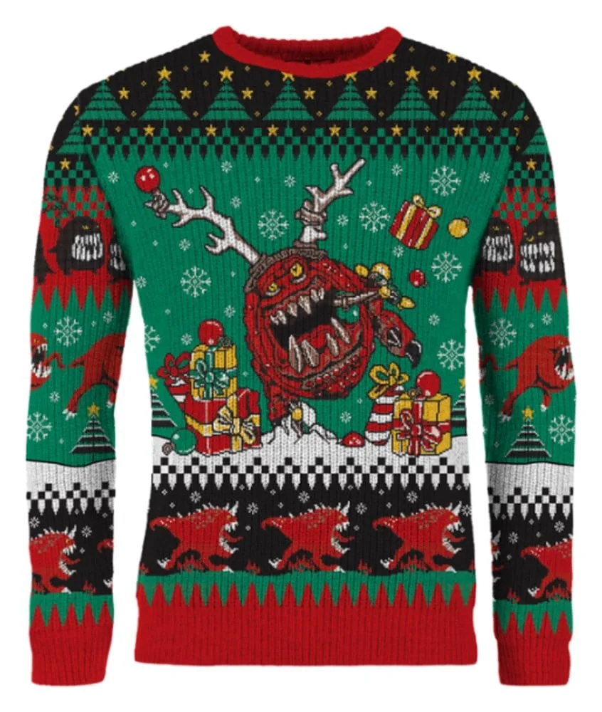 Warhammer 40,000 Christmas Sweater – Festive Squig