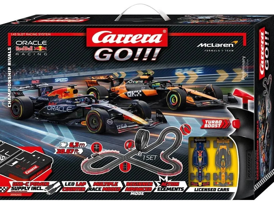 Carrera GO Slot Car Track Set – Championship Rivals