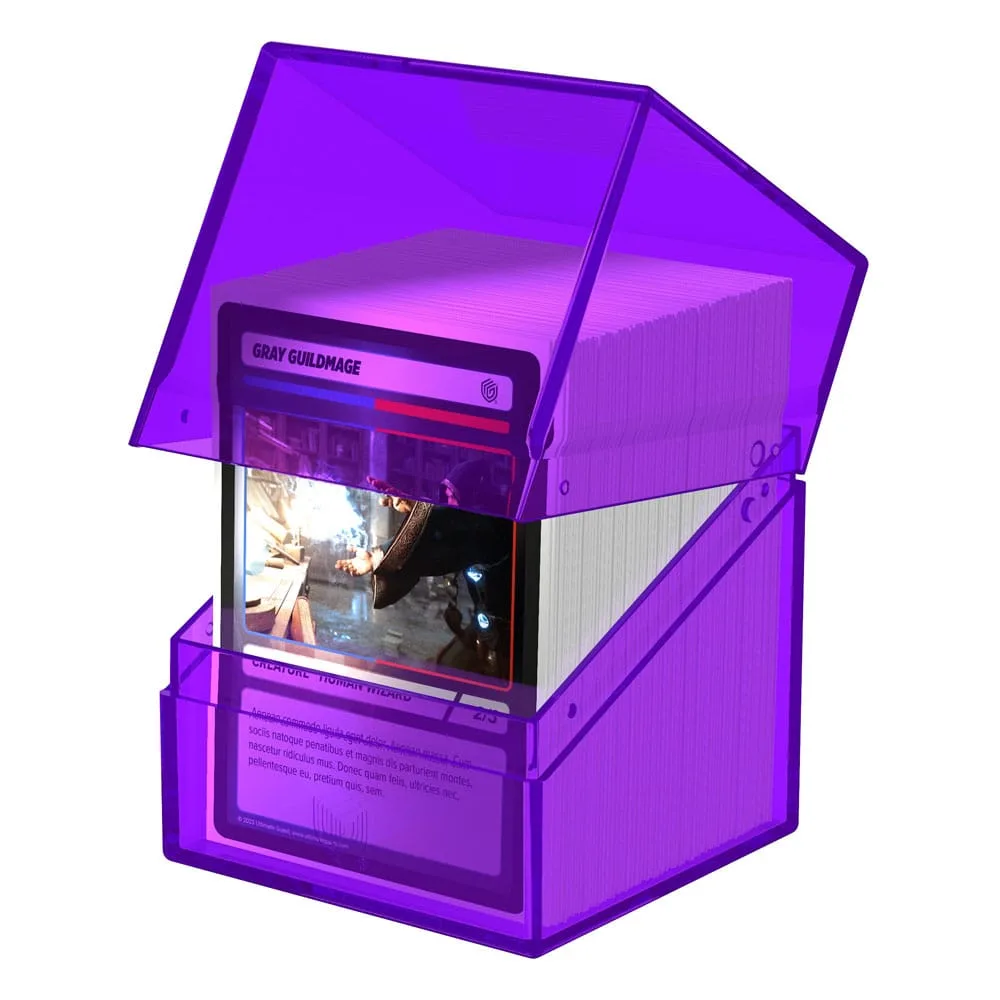 Ultimate Guard Deck Box – Boulder 100+ Clear Amethyst 4
