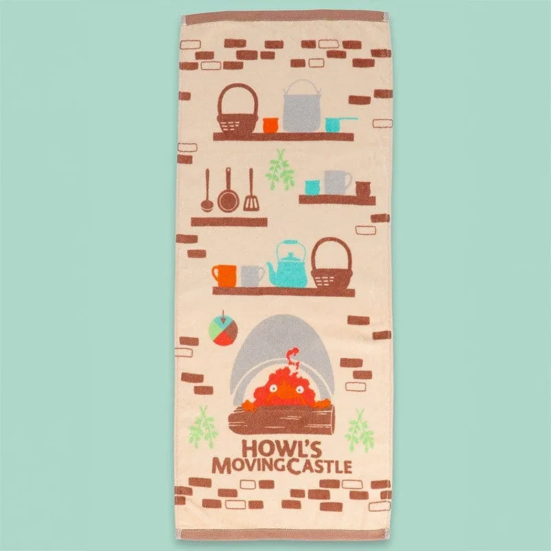 Howl’s Moving Castle Towel – Cook with Calcifer 34 x 80 cm