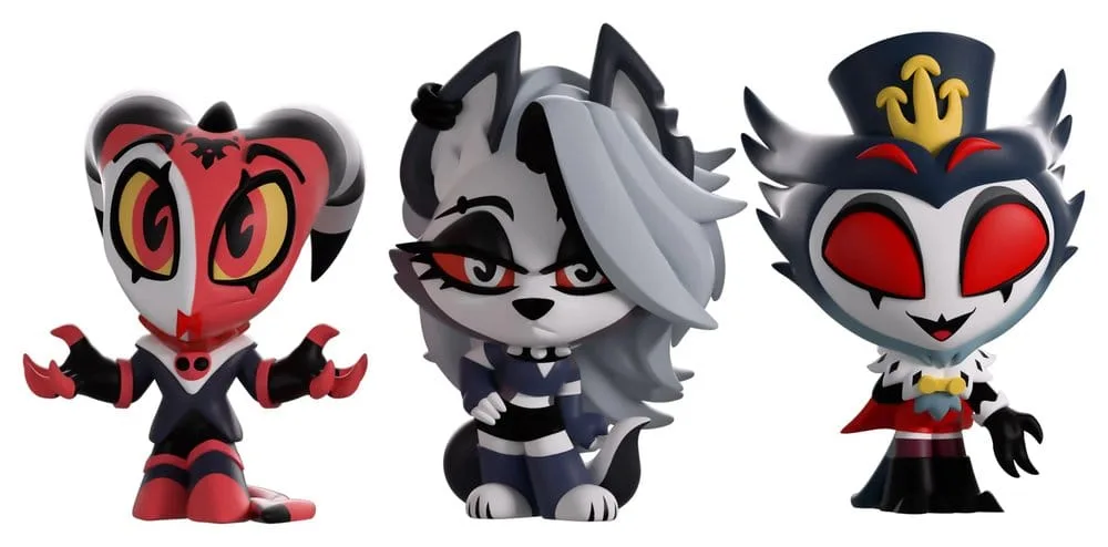 Helluva Boss Mini Figures – Blitzo, Loona and Stolas 6 cm 1