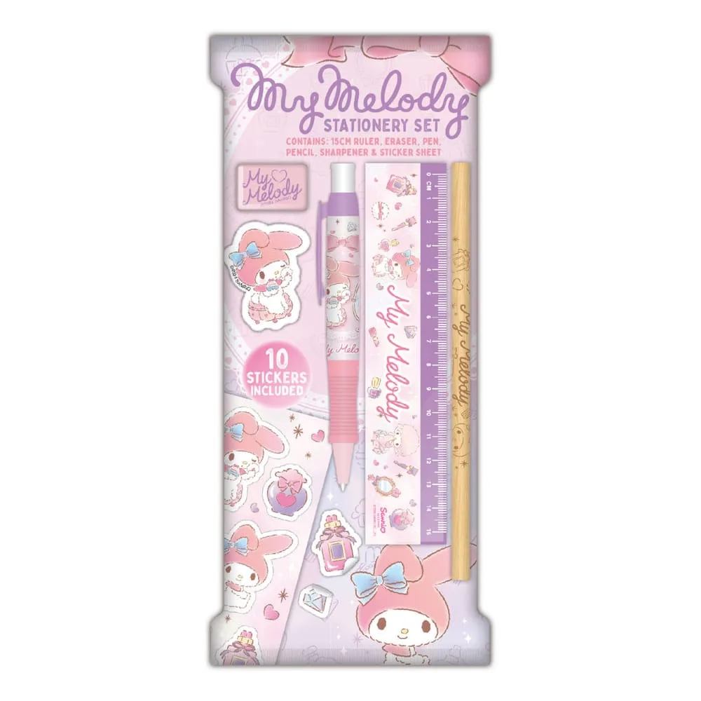 Sanrio Stationery Set – My Melody 6 Pieces 2