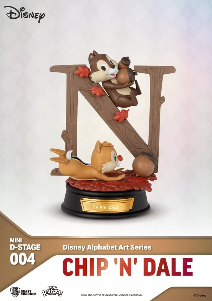 Disney Mini Diorama Statues – Alphabet Art 6-Pack 10 cm 8