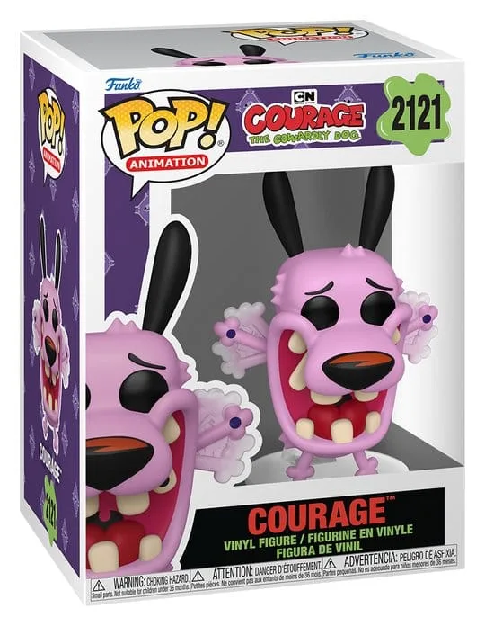 Courage the Cowardly Dog Vinyl Figure – Funko Pop 9 cm 2
