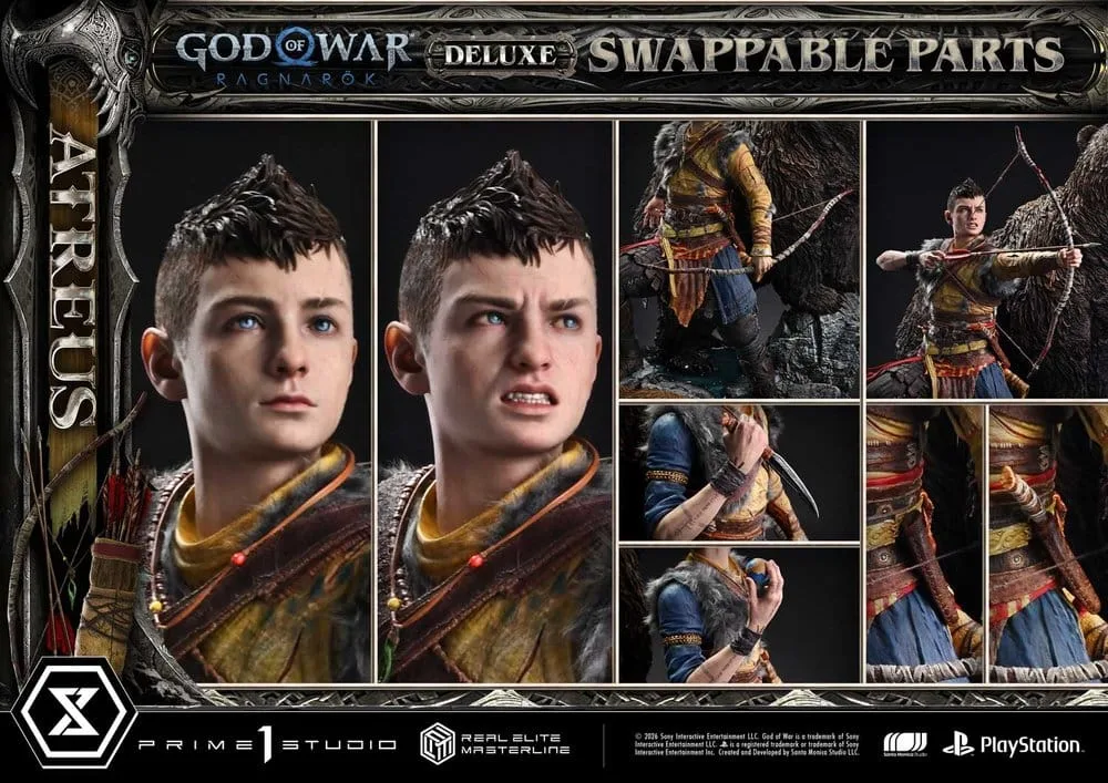God of War Ragnarok Statue – Atreus Deluxe 1/3 96 cm 3
