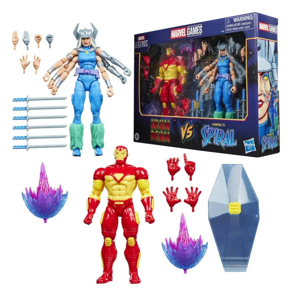 Marvel Legends Action Figures – Iron Man and Spiral 2-Pack 15 cm 4
