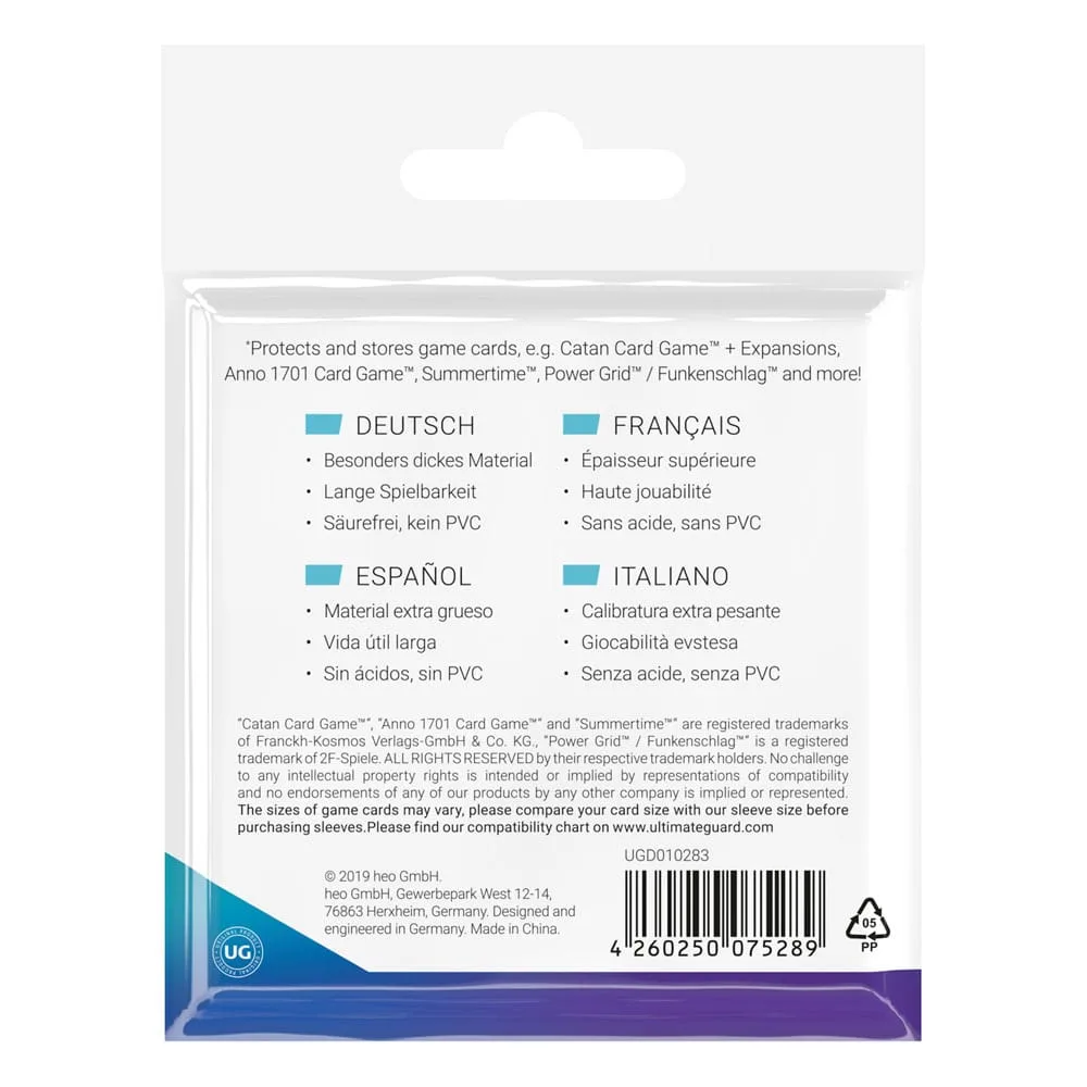 Ultimate Guard Board Game Sleeves – Square 50-Pack 4
