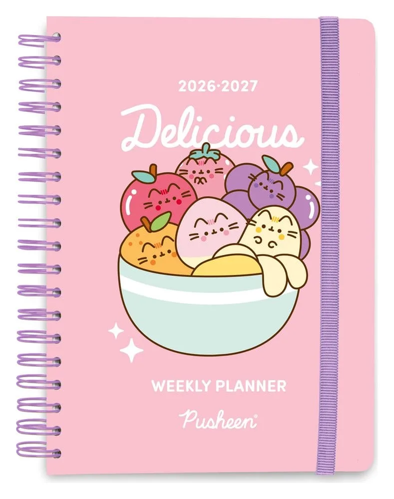 Pusheen Weekly Planner – Fruits 2026/2027 A5