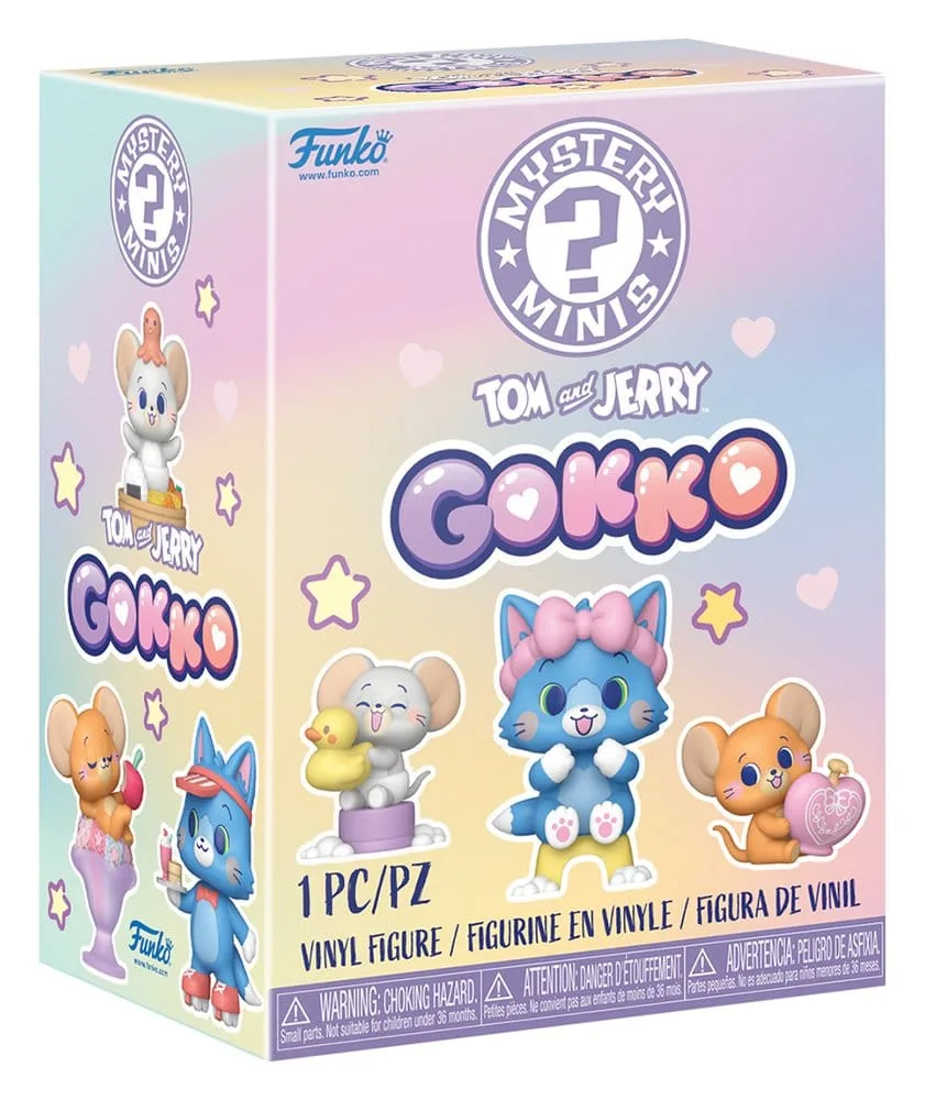 Tom & Jerry Gokko Mini Figures – 12 Blind Boxes 5 cm 2