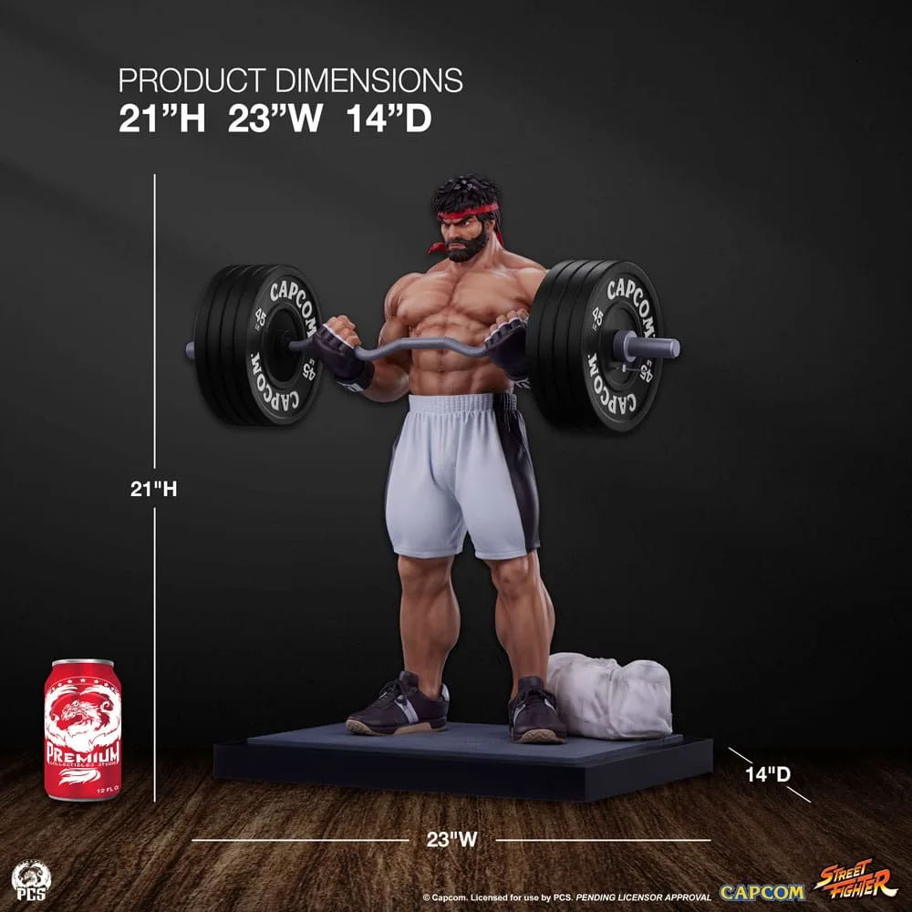 Street Fighter Statue – Ryu Battle Edition Powerlifting 53 cm 25
