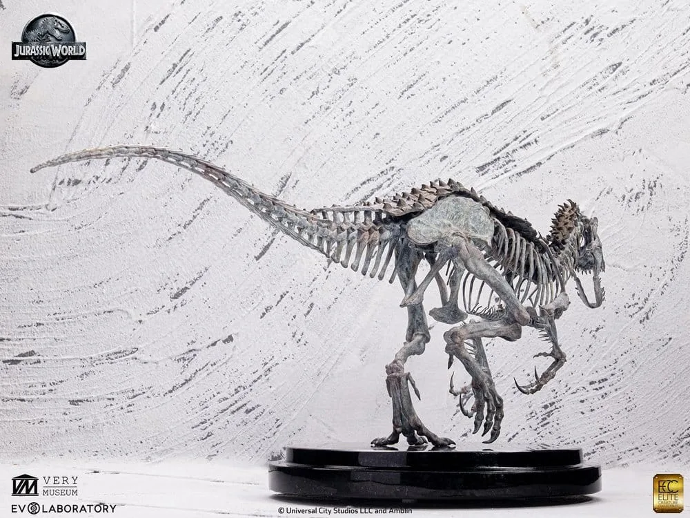 Jurassic World Statue – Indominus Rex Skeleton Bronze 24 cm 4