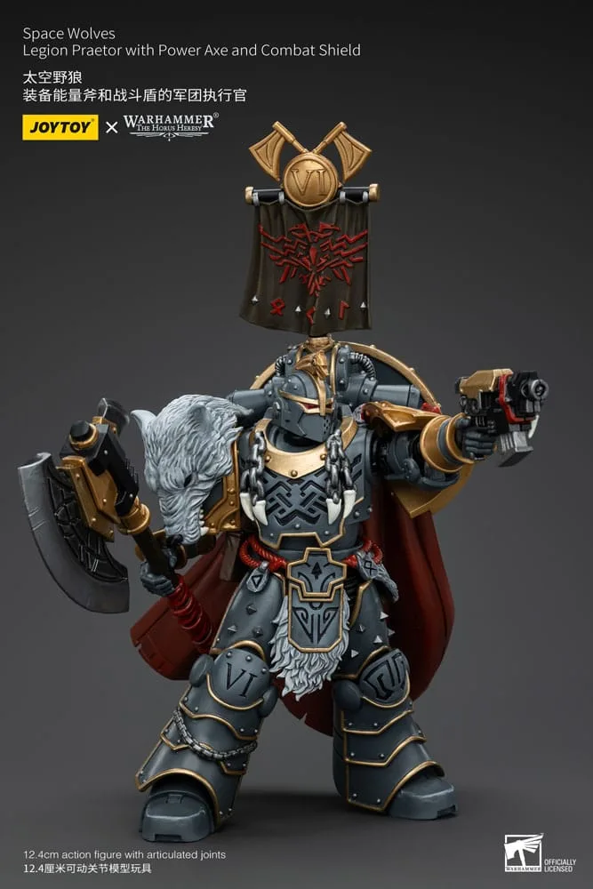 Warhammer Action Figure – Space Wolves Legion Praetor 1/18 Scale 12 cm 4