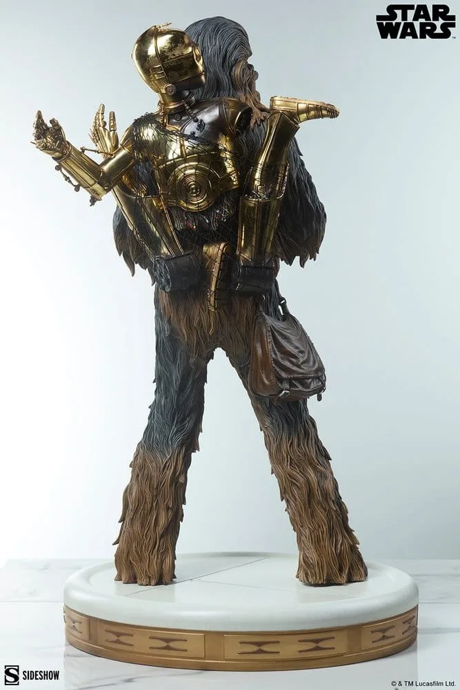Star Wars Statue – Chewbacca and C-3PO Premium Format 63 cm 11