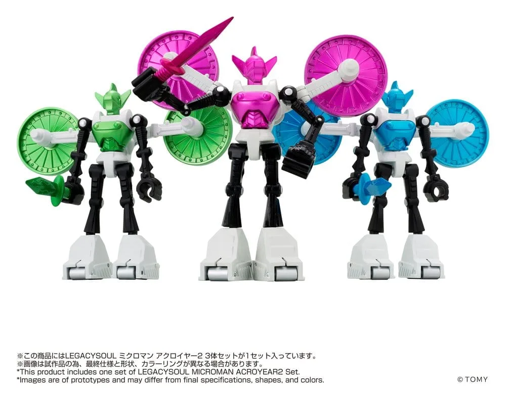 Microman Action Figure 3-Pack – Legacysoul Acroyear 2 1