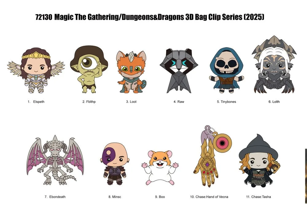 Magic the Gathering Bag Clips – Series 1 Display of 24 3