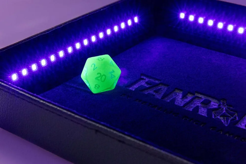 FanRoll Dice Tray – Black Shadowlight 30 cm 8