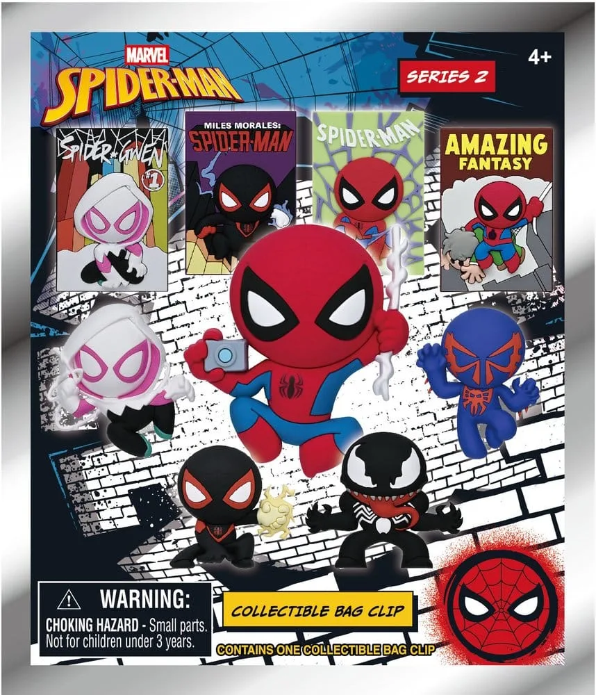 Spider-Man Bag Clips – Classic Series 2 24 Blind Bag Display 3