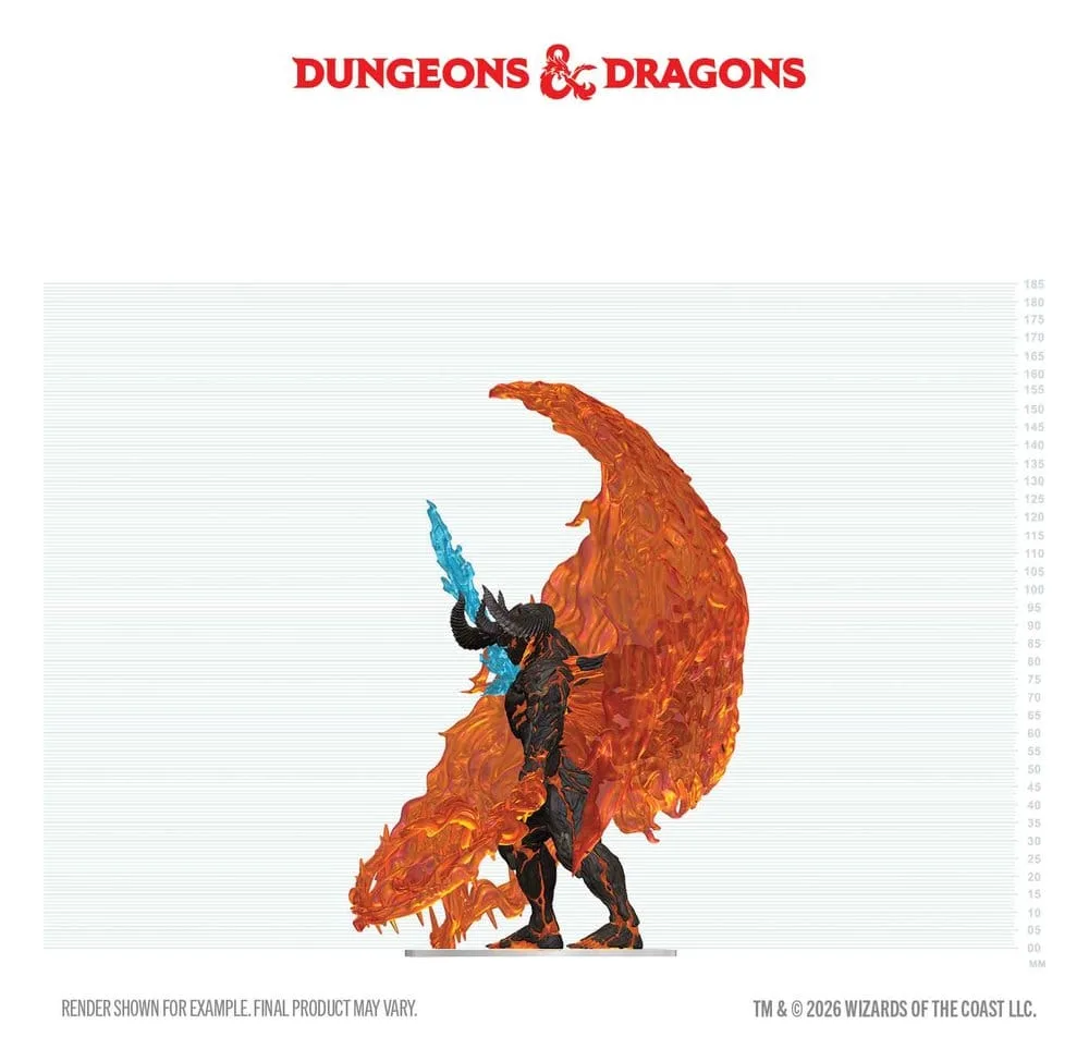 Dungeons & Dragons Miniature – Icons of the Realms Balor 20 cm 3