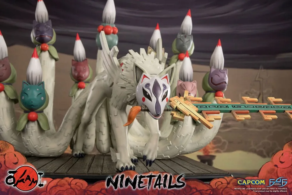 Okami Statue – Ninetails 51 cm 9