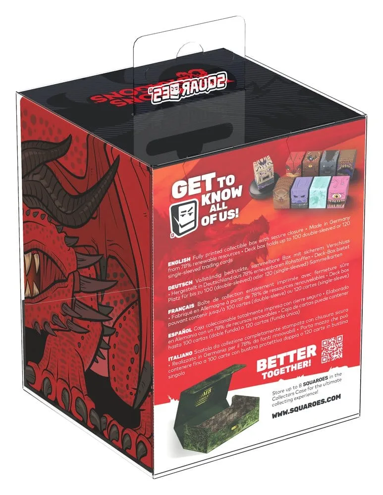 Dungeons & Dragons Deck Box – Squaroes Red Dragon DND008 10