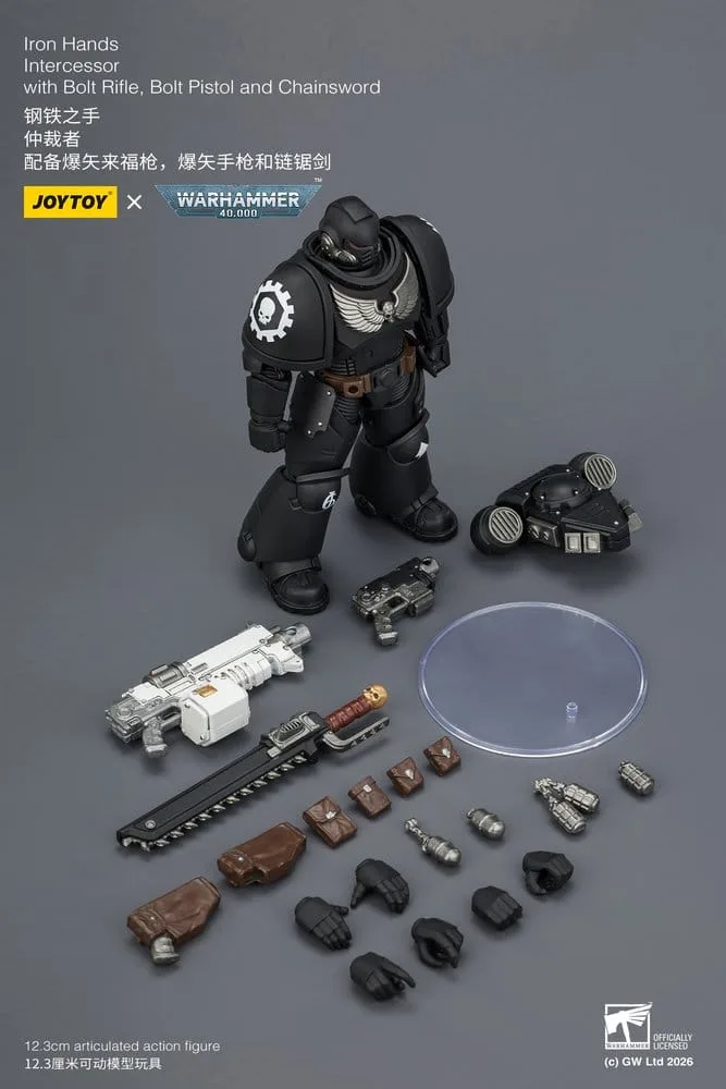 Warhammer 40,000 Action Figure – Iron Hands Intercessor 12.3 cm 9