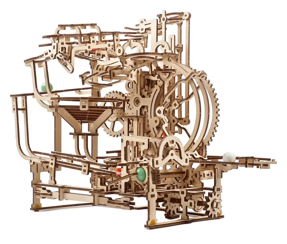 Ugears Wooden Model Kit – Marble Run Stepped Hoist 3
