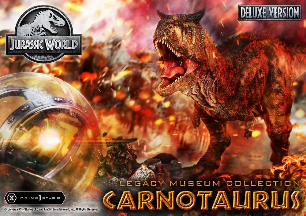 Jurassic World Statue – Carnotaurus Deluxe 38 cm 2