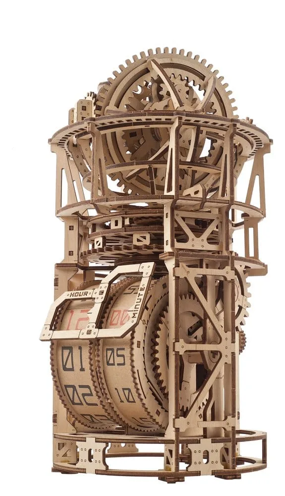 Ugears Wooden Model Kit – Sky Watcher Tourbillon Table Clock 19