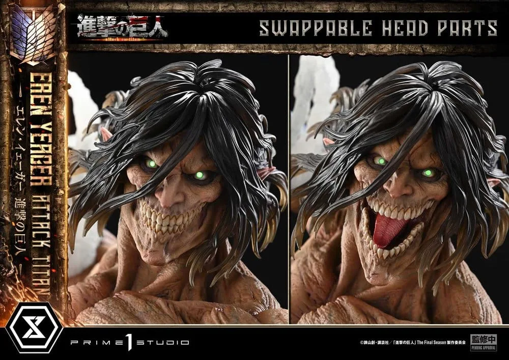 Attack on Titan Statue – Eren Yeager Attack Titan 81 cm 8